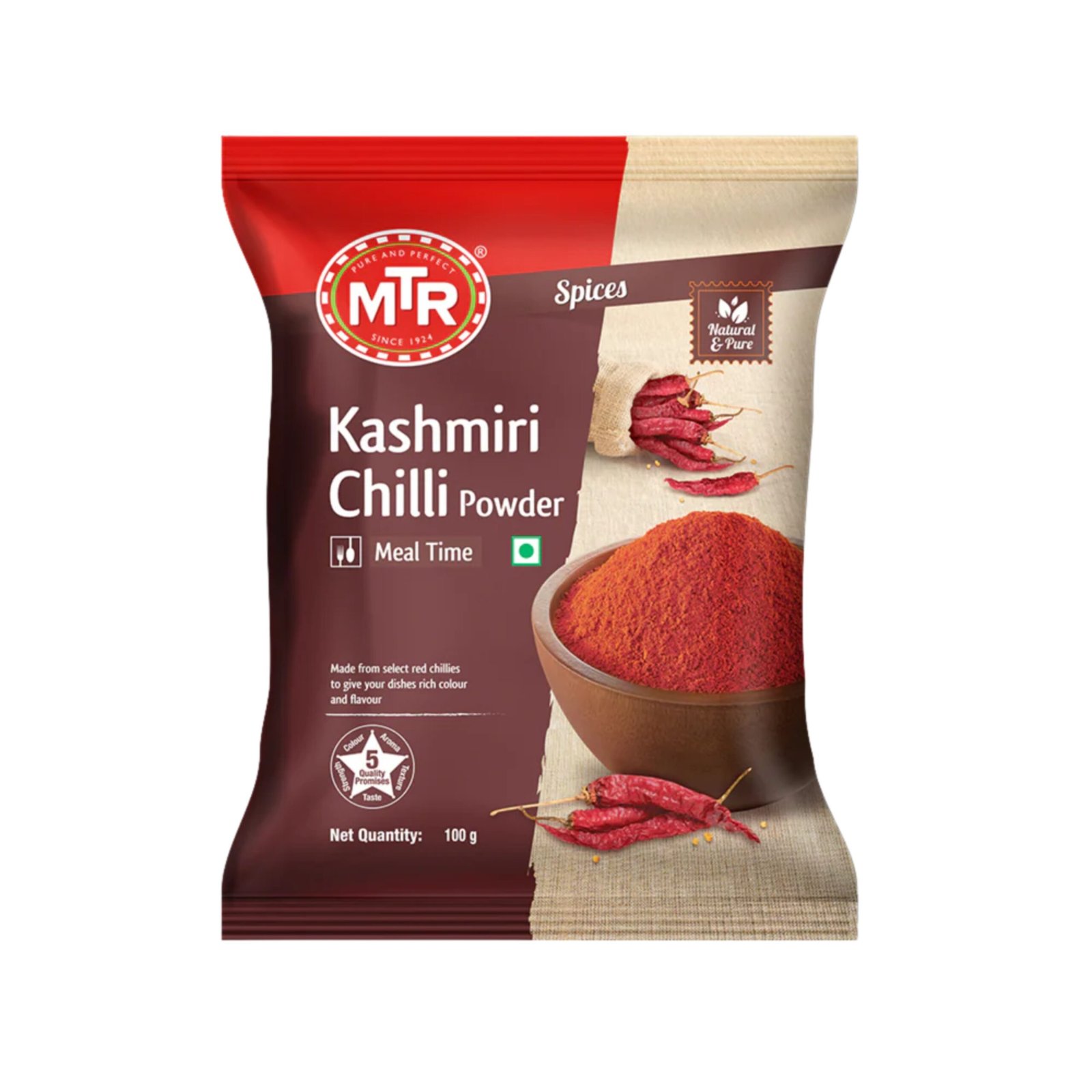 1. Kashmiri Chilli Powder 100g Front