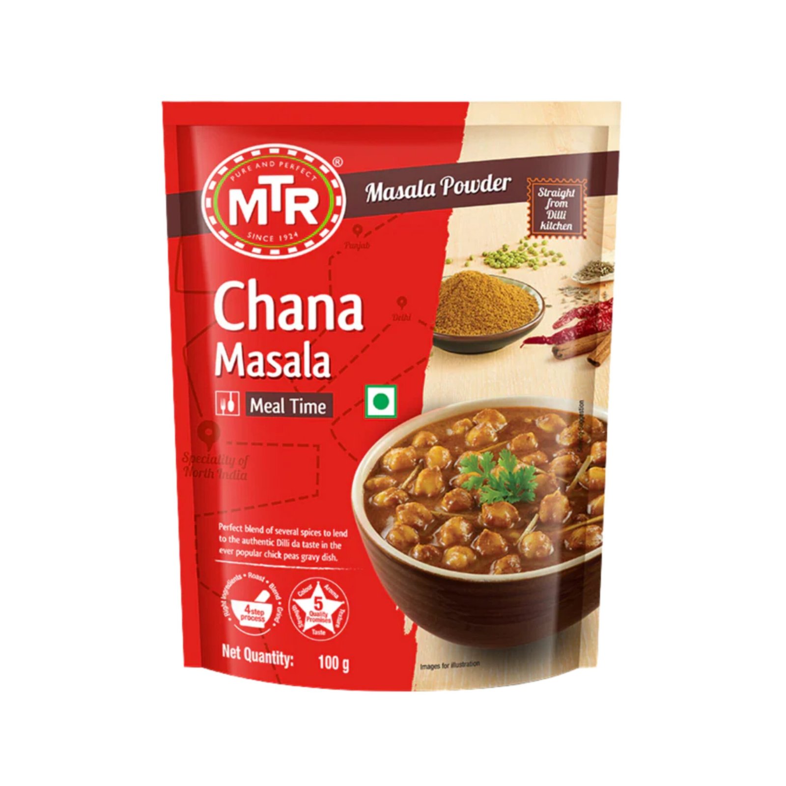 4. Chana Masala Powder 100g Front
