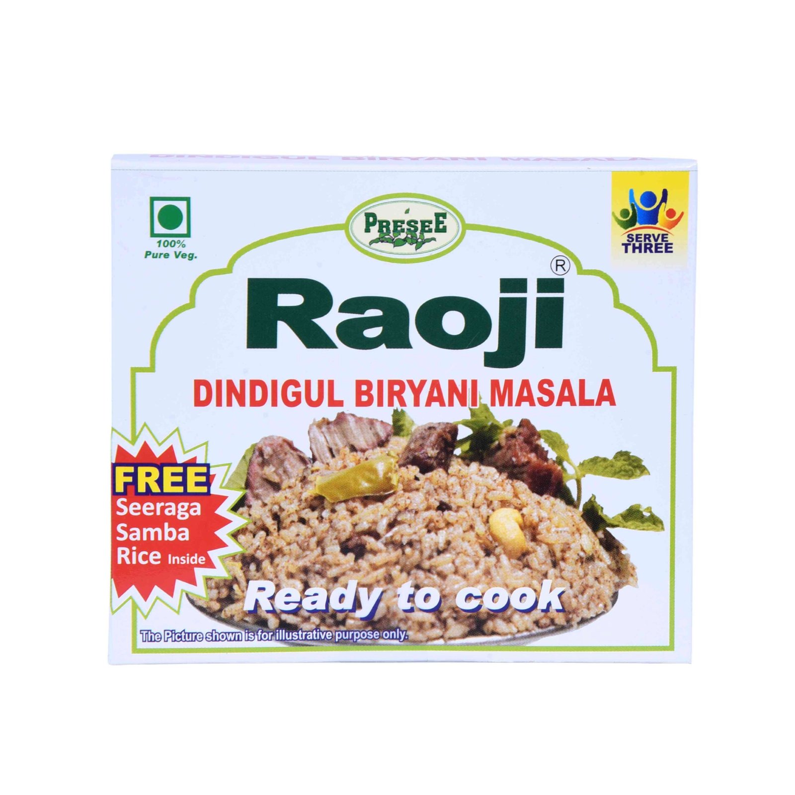 20. Raoji Dindigul Biryani Masala Kit